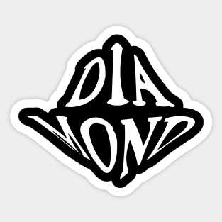 diamond typo Sticker